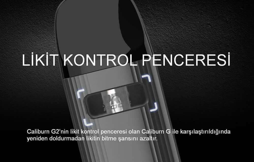 Caliburn G2 likit penceresi